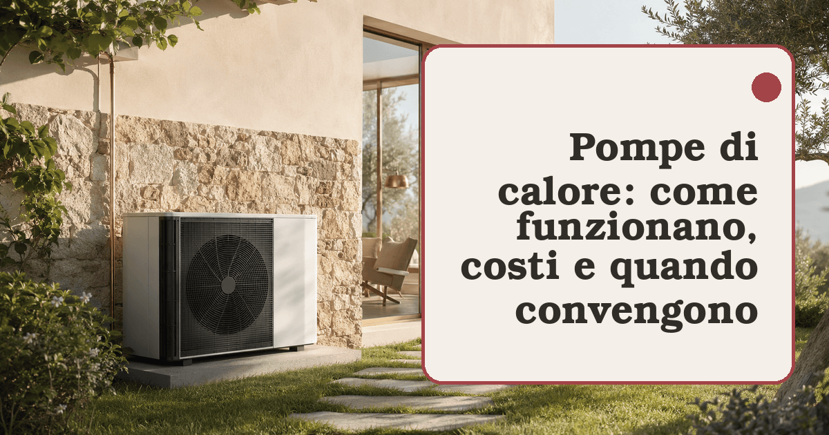 Caldaia a condensazione e unità pompa di calore a confronto