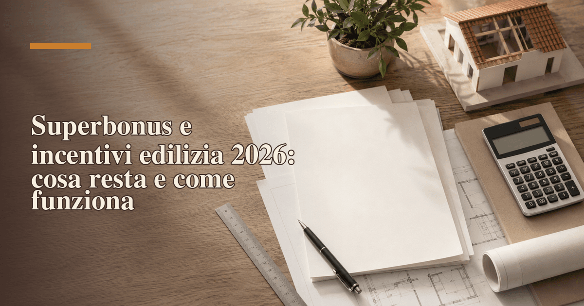Progetto edilizio, timbro e documenti per una pratica di permesso edilizio