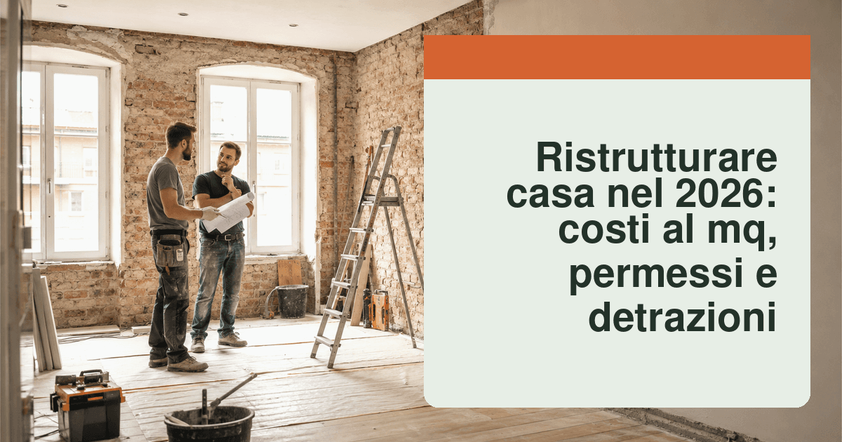 Cantiere di ristrutturazione di un appartamento con materiali e attrezzi