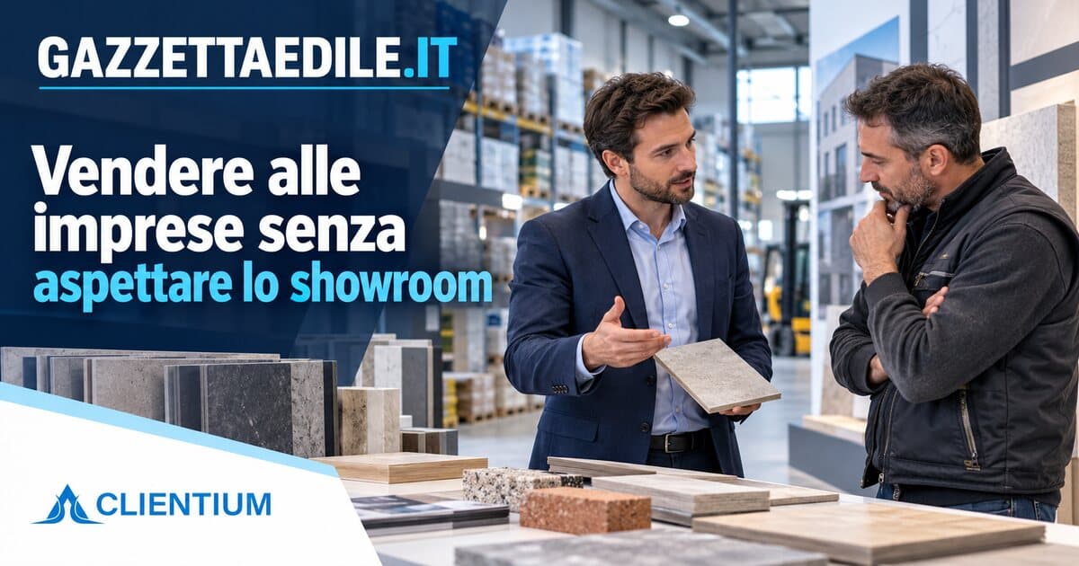 Produttori e rivendite: come vendere alle imprese edili senza aspettare che entrino in showroom